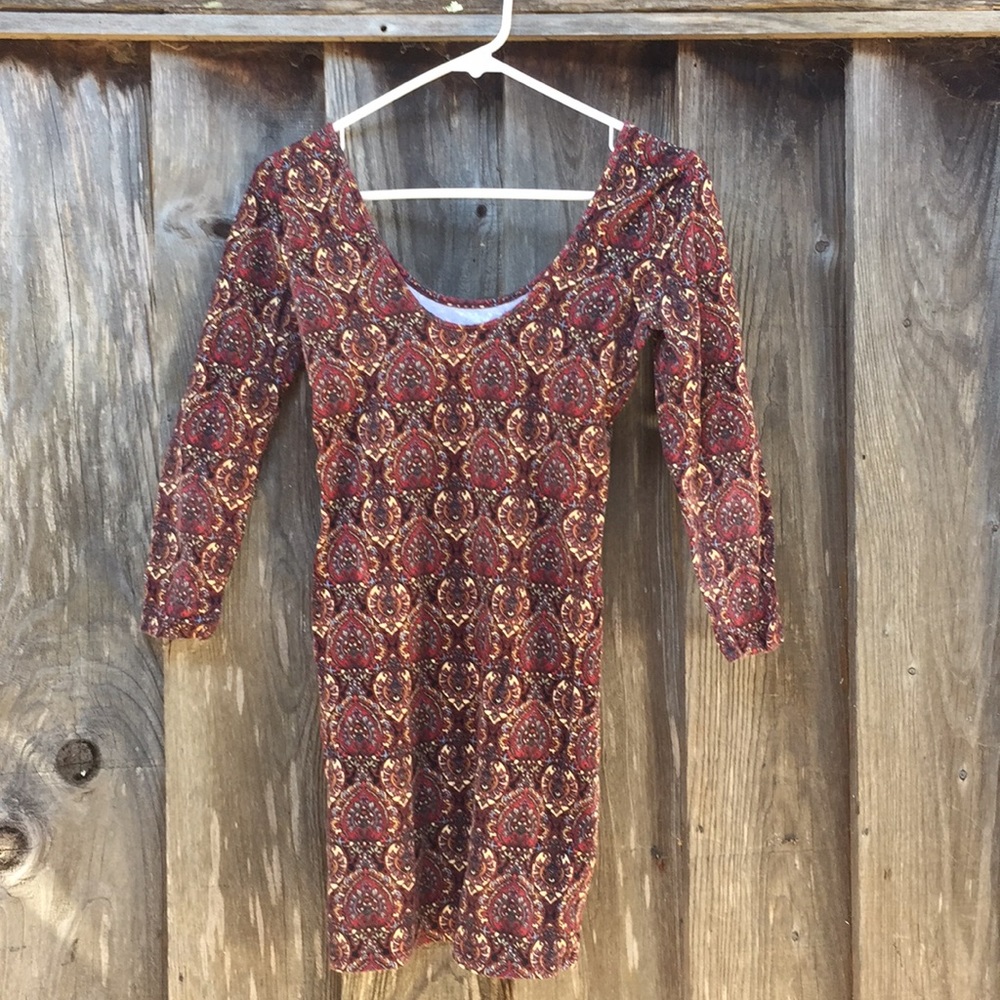 Print Patterned Dress